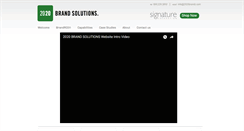 Desktop Screenshot of 2020brands.com