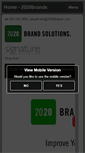 Mobile Screenshot of 2020brands.com
